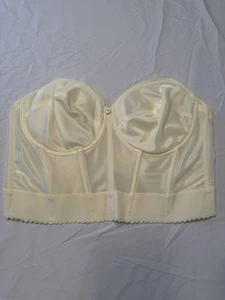 Dominique Women's Noemi Backless Strapless Bustier Bridal Bra 38D Ivory - Picture 1 of 17