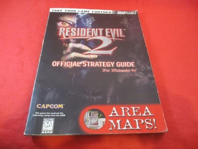 Resident Evil 2 Nintendo 64 N64 Strategy Guide Player's Hint Book - Image 1 of 4