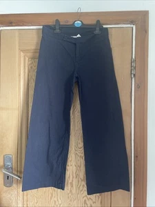 Vintage GAP 4 Cotton 3/4 Trousers Wide Leg - Picture 1 of 3
