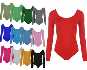Damen-Trikot schmale Passform schlicht runder Ausschnitt Body Top  - Bild 1 von 25