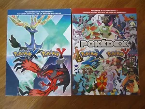 Lot Official Guide Pokemon X Pokemon Y Pokedex Kalos Region Nintendo DS 3DS FR - Picture 1 of 3