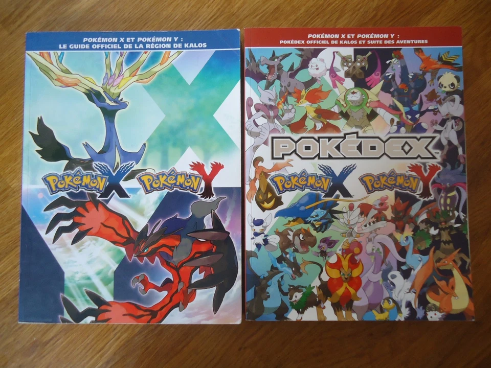 Lote Guía Oficial Pokemon X Pokemon Y Pokedex Kalos Region Nintendo DS 3DS FR Foto 1 de 3