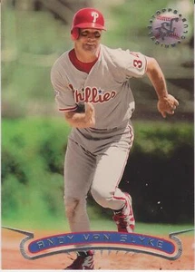 1996 Topps Stadium Club Andy Van Slyke #52 Philadelphia Phillies Baseball - Picture 1 of 1
