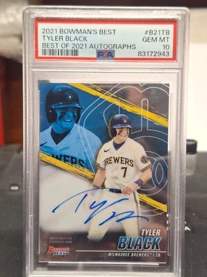 2021 Bowmans Best Tyler Black  best of 21 Autograph - Image 1 of 2