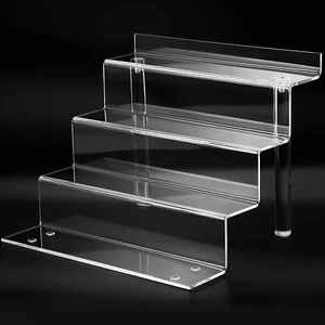 9-Inch Acrylic Shelf 4-Tier Perfume Organizer, Funko POP Display Shelf - Picture 1 of 12