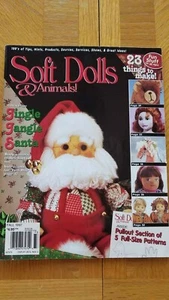 Out of Print - Year 1997 SOFT DOLLS & ANIMALS Magazines + Patterns & Ideas - Imagen 1 de 8