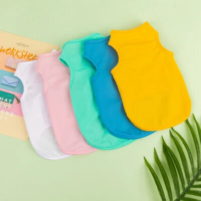 Pet Dog Cat Fashion Vest Polyester Coat Jacket Puppy T-shirt Clothes Costume ` - - Image 1 of 4