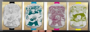 18-19 UD THE CUP PRINTING PLATE BOOKLET 4 PLATES #73 PONTUS ABERG 1/1 OILERS
