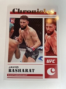 Javid Basharat RC 2023 Panini UFC Chronicles Rookie Card Bantamweight #84