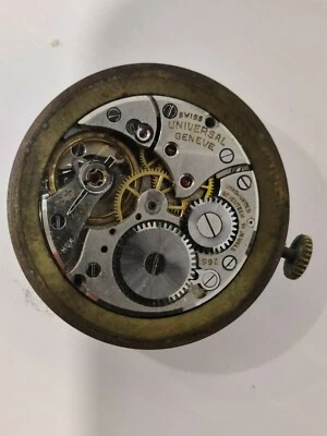 Universal Geneve 17 jewels Watch Movement Cal 265 ( 28 mm). Works sold AS IS - Image 1 of 4