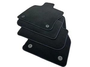 OEM VW Velour Floor Mats Black VW Golf Sportsvan Carpet Fabric 4-teilig Join - Picture 1 of 11