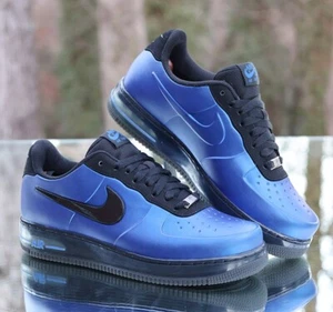 Nike Air Force 1 Foamposite Pro Low Game Royal Men’s Size 8 Custom 532461-400 - Picture 1 of 15