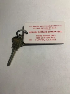 Prime Motor Ann Arbor Inn Hotel Motel Room Key Fob & Key Clifton new Jersey #608 - Picture 1 of 2