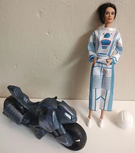 Barbie Astronaut Doll w/ Marvel Super Hero Motorcycle - Picture 1 of 10