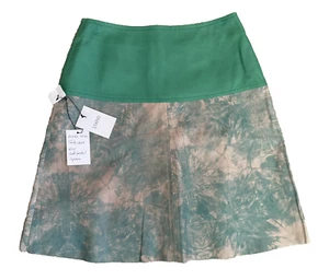 BNWT Stand Studio Nappa Lamb Leather Soft Pink Sapphire Mini Skirt EU36, UK 8 - Picture 1 of 9