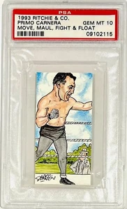 1993 RITCHIE & CO PSA 10 PRIMO CARNERA (K.O KING) *VERY RARE* (AMAZING PIECE) - Picture 1 of 5