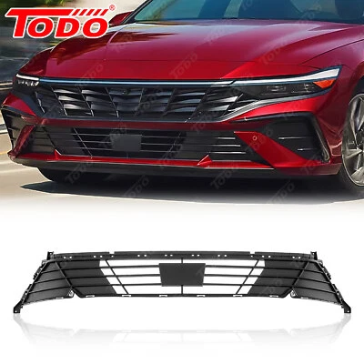 Fits 2024-2025 Hyundai Elantra Front Lower Grille With ACC Black 86351-AAAB0 Foto 1 de 4