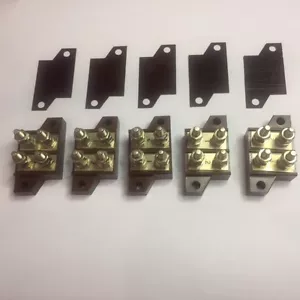 4 pin Point to Point Wiring Terminal Strips (Threaded). NOS. Lot of 5pcs. #36 - Picture 1 of 5