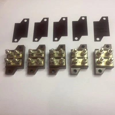 4 pin Point to Point Wiring Terminal Strips (Threaded). NOS. Lot of 5pcs. #36 - Image 1 of 4