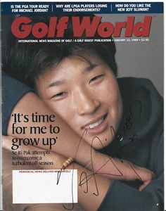 Se Ri Pak signed handsigniert Golf World Januar 1999 JSA Auktionsbrief - Bild 1 von 1