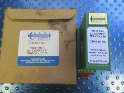 NEW CR MAGNETICS TRUE RMS AC CURRENT TRANSDUCER CR1420-100 - Image 1 of 3