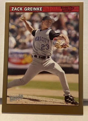 2006 TOPPS BAZOOKA GOLD CHUNKS KANSAS CITY ROYALS TEAM SET Zack Greinke # 129 - Image 1 of 4
