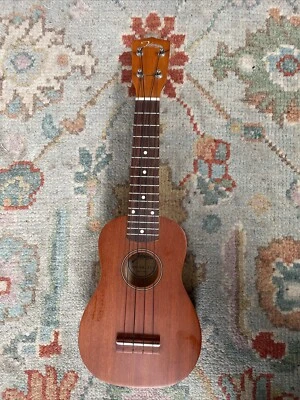 Johnson UK-120 Mahogany Soprano Uke with Gig Bag Ukulele Snark Tuner - Image 1 of 4