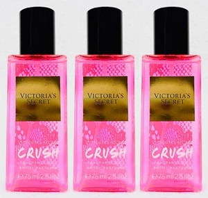 3 Victoria's Secret CRUSH Fragancia Niebla Viaje Cuerpo Spray Perfume Mini 2,5 OZ - Imagen 1 de 1