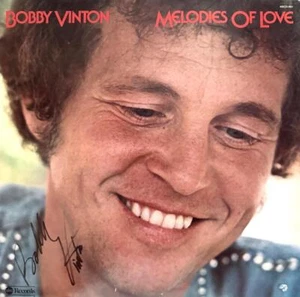 BOBBY VEE HAND SIGNED AUTOGRAPH LP ALBUM "MELODIES OF LOVE" - Picture 1 of 2