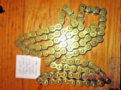 DUCATI  GOLD CHAIN  ST3 ST4 ST4S 525 98 LINKS           420 MILES   real nice - Image 1 of 4