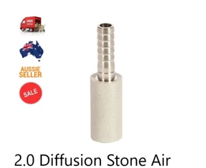 2 Micron Stainless Steel Diffusion Stone Air Stone Home Brew Beer soda cider - Picture 1 of 5