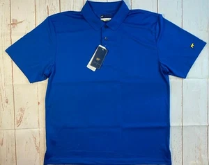 Jack Nicklaus Size XL Golden Bear Blue Short Sleeve Golf Polo Shirt Nwt - Picture 1 of 7