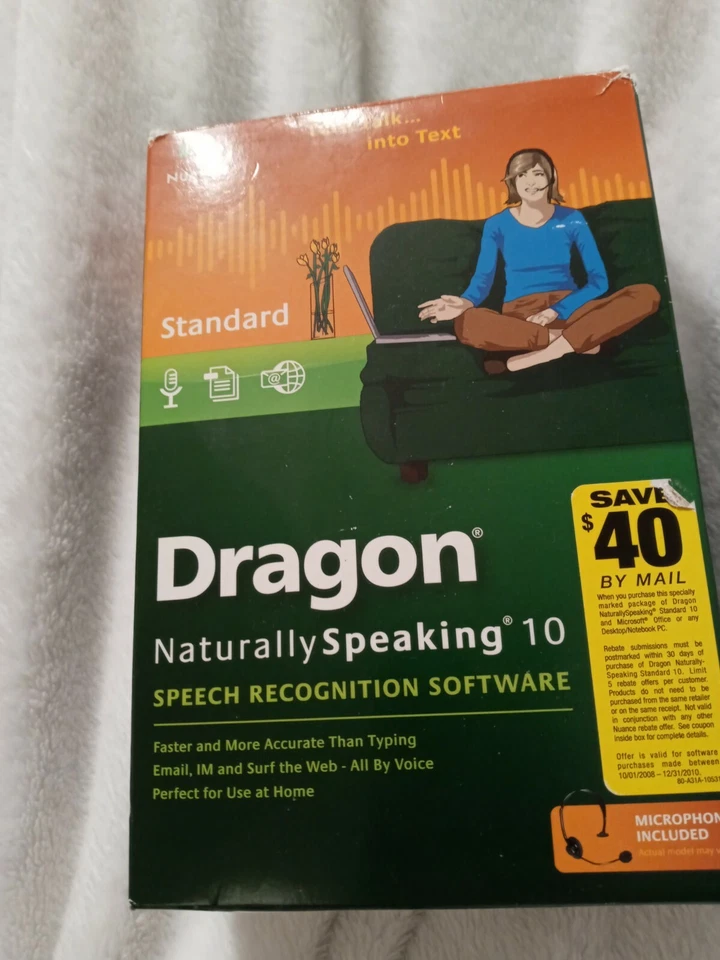Nuance Dragon Naturally Speaking 2008 Standard Edition 10.0 - Image 1 of 4