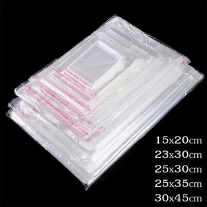 Klar Folienbeutel Selbstklebend Hochglanz Beutel PP Folie Tüten Transparent Poly - Bild 1 von 12