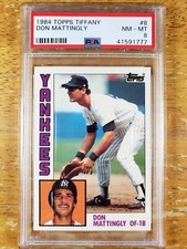 1984 Topps TIFFANY - Don Mattingly RC #8 - PSA 8 NM-MT