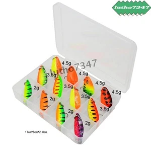 12er Set Box Trout Spoon Set Forellenblinker Blinker Kunstköder Spinnfischen NEU - Bild 1 von 6
