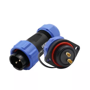 SP21 Waterproof Connector 2P-12Pin Bulkhead Cable  male and female Plug Socket - Picture 1 of 28