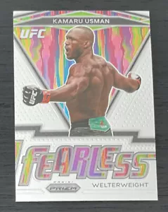 2021 Panini Prize UFC Kamari Usman Fearless Insert Base Card #8 - Picture 1 of 2