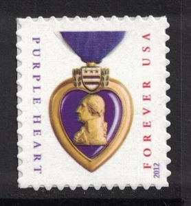 Scott 4704- Purple Heart, 2012- MNH (S/A) Forever Stamp- unused mint - Picture 1 of 1