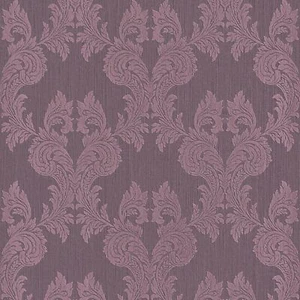 Profhome 956305-GU Textiloptik Tapete Barock matt violett 5,33 m2 - Bild 1 von 8