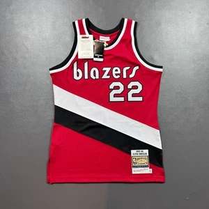 100% Authentic Clyde Drexler Mitchell Ness 83 84 Trail Blazers Jersey Size 40 M - Picture 1 of 6