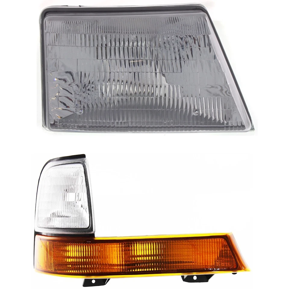 Kit de luces de esquina de faros para Ford Ranger 1998-2000 lado derecho con bombilla Foto 1 de 4