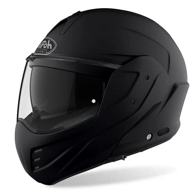 Casco Modular Airoh Mathisse Negro Mate Backflip 180° - Imagen 1 de 4