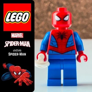 ๐ LEGO Spider-Man sh0546 Minifigure Marvel Super Heroes Spider-Man - Foto 1 di 8