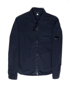 C.P. Sobrecamisa Company Cremallera Chaqueta Ligera Para Hombre S Azul Marino - Imagen 1 de 11