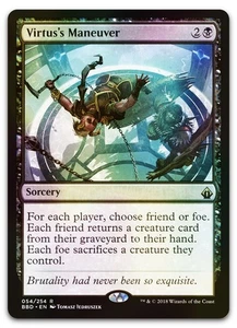 Virtus's Maneuver #54 (Foil) (NM) Battlebond BBD Magic MTG - Picture 1 of 2