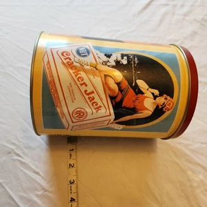 Vintage 1991 Cracker Jack Collectors Popcorn Blechdose Limited Edition leer - Bild 1 von 6