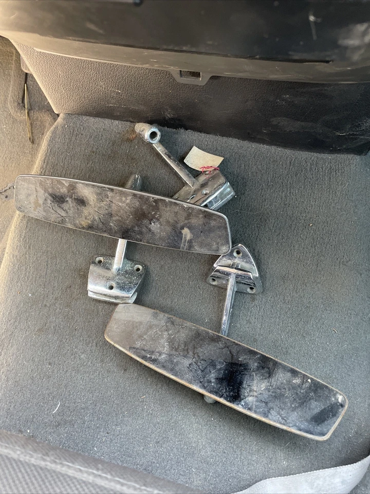 Lote 2 Espejos Retrovisores Coche Vintage 1960-1980 Dodge Plymouth Restauración Chevy Foto 1 de 4