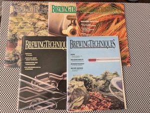 5x 1993 Brewing Techniques Beer Magazine Homebrewing Issues - Imagen 1 de 10