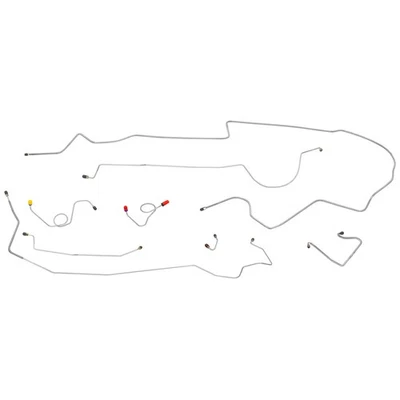 Dodge Charger Mopar 1971 juego completo de línea de freno de disco eléctrico tubos de acero inoxidable Foto 1 de 4